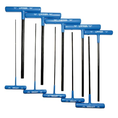 Urrea 10 Piece Metric Hex Key Set, 4965LGPM 4965LGPM